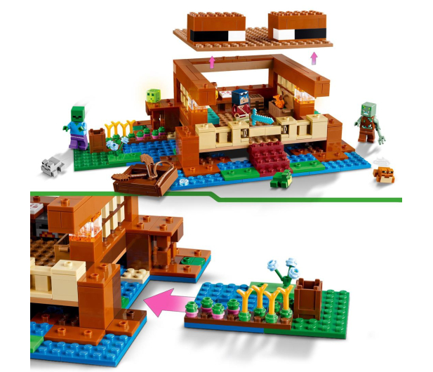 LEGO Minecraft 21256 Żabi domek - 1202688 - zdjęcie 4